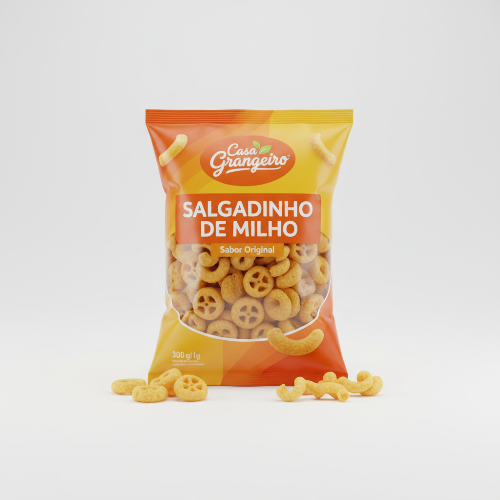 Salgadinho de milho Casa Grangeiro