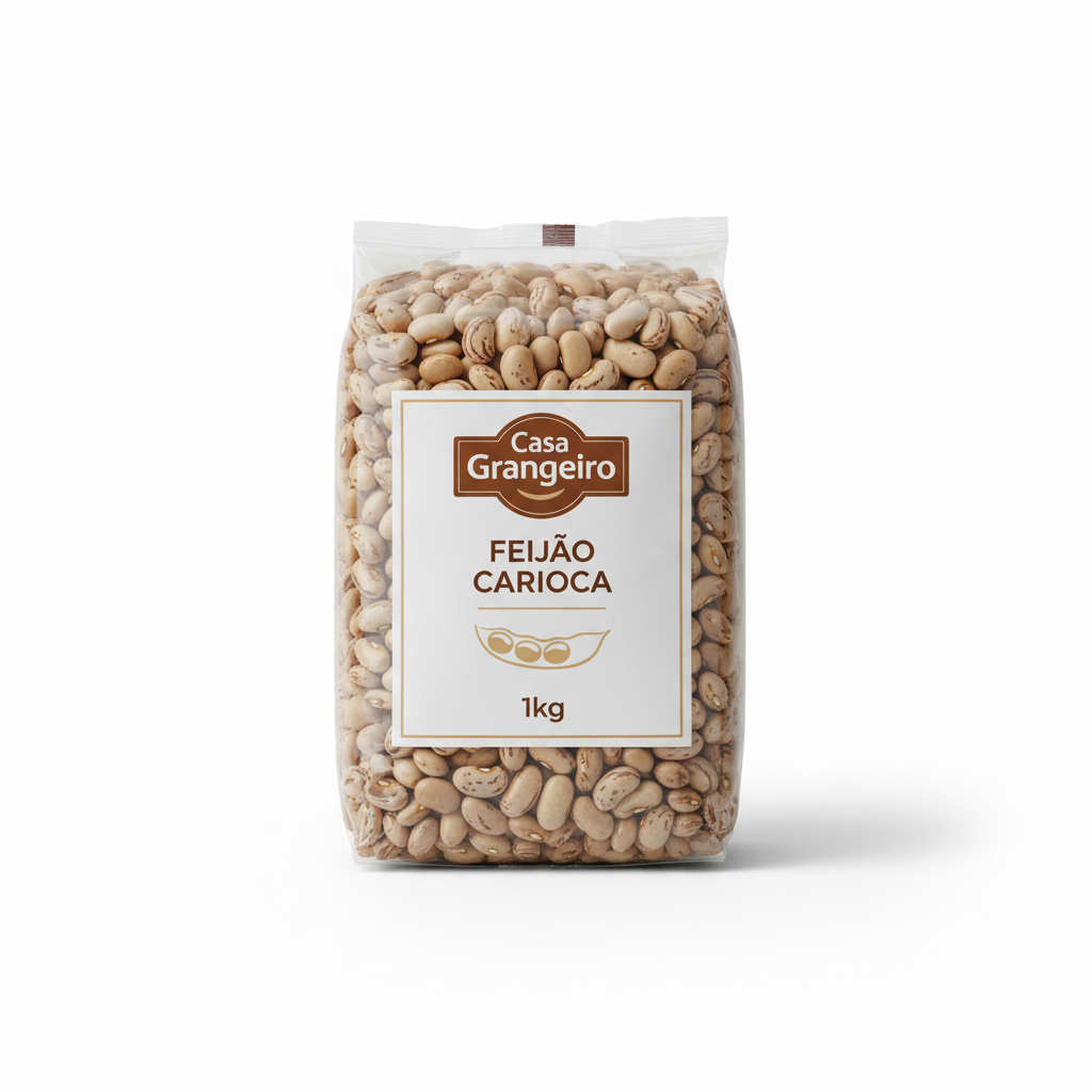 Feijão carioca 1kg Casa Grangeiro