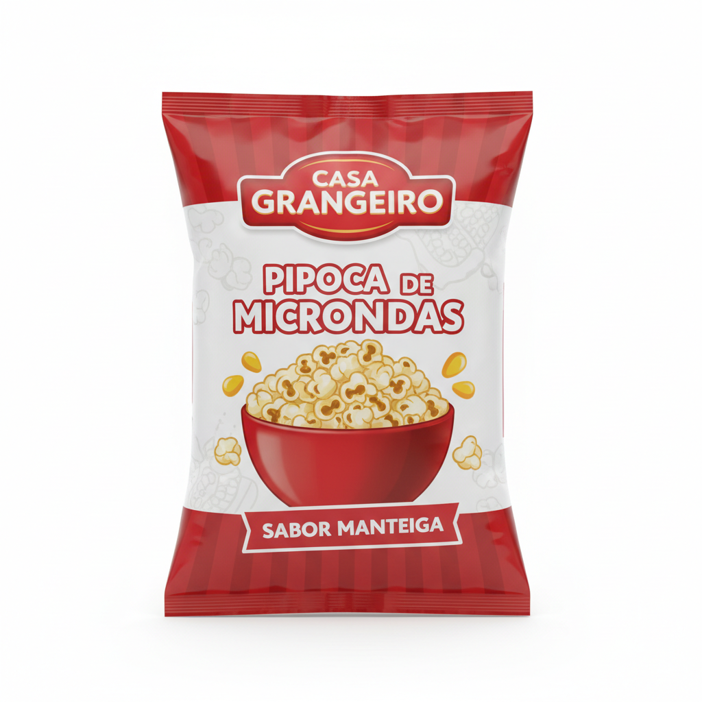 Pipoca de microondas Casa Grangeiro