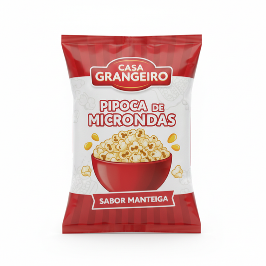 Pipoca de microondas Casa Grangeiro