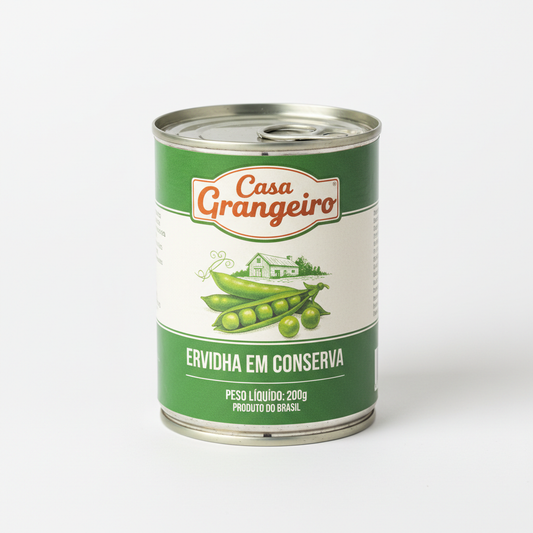 Ervilha em conserva Casa Grangeiro