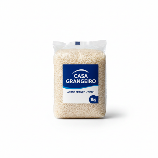 Arroz branco 1kg Casa Grangeiro